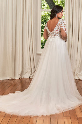 Elegant Long Sleeve A-Line Wedding Gown Camryn Grace