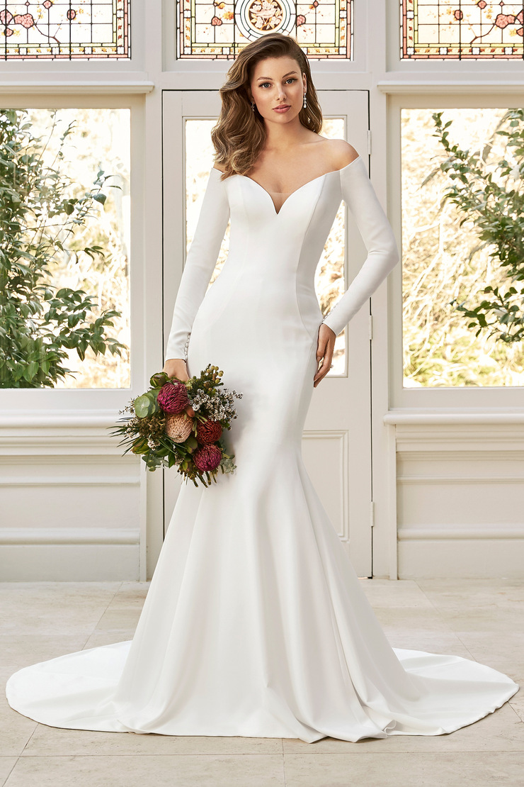 Royal Off-the-Shoulder Wedding Dress Simone Elise