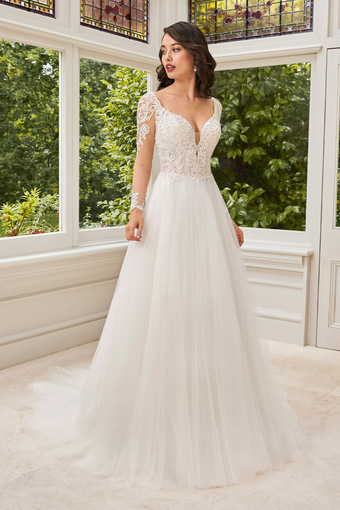 Lace Long Sleeve A-Line Wedding Dress Camryn Grace