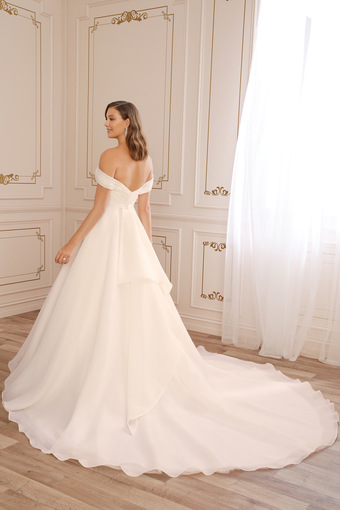 Unique Luxe Organza A-Line Wedding Dress Meika