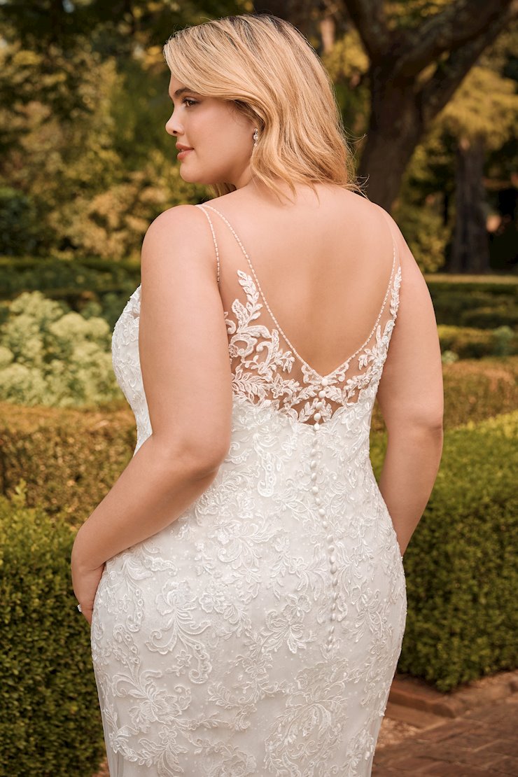 Sexy Vintage Lace Fit and Flare Wedding Gown Mischa