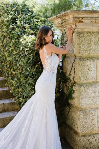 Luxe Lace Fit and Flare Bridal Gown with Beading Tiana